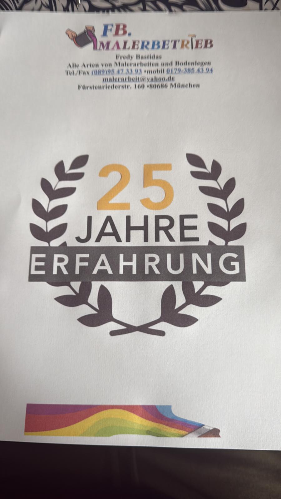 Unternehmen — FB Malerarbeit
